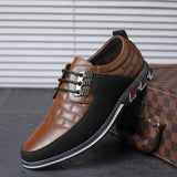 Shoes - Big Size Men's Oxfords Leather Shoes