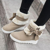 Cute Comfortable Warm Folding Tube Fur Boots