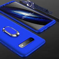 360° Full Protection 3 IN 1 Magnetic Ring Holder Case For Samsung Note 10 S10/Plus/E Note 9/8 S9 S8/Plus S7/Edge With FREE Strap