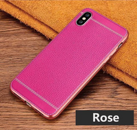 Ultra Slim Litchi Pattern Soft Case For iPhone 11/Pro/Max X XR XS MAX 8 7 6S 6/Plus