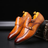 Classic Crocodile Designer Leather Shoes