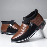 Comfortable Men's Trendy Fashion Leather Ankle Boots