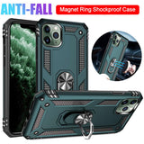 Luxury Hybrid Armor Shockproof Magnetic Ring Holder Case For iPhone 11/Pro/Max X XR XS MAX 8 7 6S 6/Plus