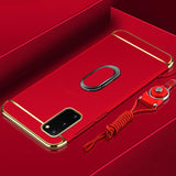 Hot Sale Plating PC Cases with Magnetic Bracket for Samsung Galaxy S20/Plus/Ultra