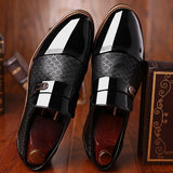 Shoes - Fashion Men's Leather Flat Business Oxfords Shoes