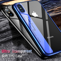 Luxury Ultra Thin Soft Silicone Shockproof Armor Case For iPhone XS MAX XR X-7 8 Plus 6 6s Plus