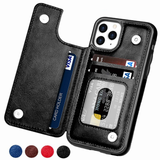 Retro PU Leather Flip Wallet Holder Cover For iPhone12/12 Pro/12 Pro max/12 Mini/11/11Pro/11Pro max