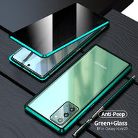 Anti Peeping Privacy Glass Metal Magnetic Case for Samsung Galaxy Note 20/Note 20 Ultra(Buy 2 Get 10% Off)