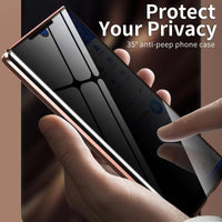 Anti Peeping Privacy Glass Metal Magnetic Case for Samsung Galaxy Note 20/Note 20 Ultra(Buy 2 Get 10% Off)