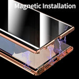 Anti Peeping Privacy Glass Metal Magnetic Case for Samsung Galaxy Note 20/Note 20 Ultra(Buy 2 Get 10% Off)