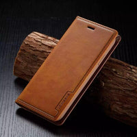 Luxury Leather Flip Magnetic Case For iPhone 12