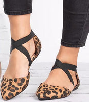 Shoes - Women's Leopard Print Casual Shoes