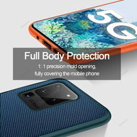 Luxury Shockproof Anti-Slip Fiber Texture Back Cover For Samsung Galaxy S20/S20ultra/S20Plus/note 20/note20ultra/note 10plus