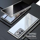 Anti Peeping Privacy Glass Metal Magnetic Case for Samsung Galaxy Note 20/Note 20 Ultra(Buy 2 Get 10% Off)