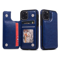 Retro PU Leather Flip Wallet Holder Cover For iPhone12/12 Pro/12 Pro max/12 Mini/11/11Pro/11Pro max