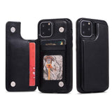 Retro PU Leather Flip Wallet Holder Cover For iPhone12/12 Pro/12 Pro max/12 Mini/11/11Pro/11Pro max