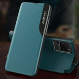 Luxury Mirror View PU Leather Flip Cover For Samsung Galaxy S20/Plus/Ultra/S10/S10e/Plus