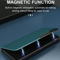 Luxury Mirror View PU Leather Flip Cover For Samsung Galaxy S20/Plus/Ultra/S10/S10e/Plus