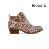 Women's Shoes -  Hot Autumn Winter Sexy Fashion Women Leopard Pointed Toe Ankle Boots