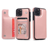 Retro PU Leather Flip Wallet Holder Cover For iPhone12/12 Pro/12 Pro max/12 Mini/11/11Pro/11Pro max