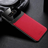 Ultra Slim Shockproof Leather Glass Case For Samsung Note 10 9 8