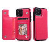 Retro PU Leather Flip Wallet Holder Cover For iPhone12/12 Pro/12 Pro max/12 Mini/11/11Pro/11Pro max