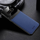 Ultra Slim Shockproof Leather Glass Case For Samsung Note 10 9 8