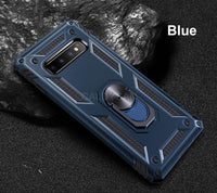 Luxury Heavy Duty Anti-knock Shockproof Car Holder Ring Soft Phone Case For Samsung S10/plus/lite Note 10/Pro/9 8 S9 S8 Plus