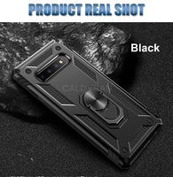 Luxury Heavy Duty Anti-knock Shockproof Car Holder Ring Soft Phone Case For Samsung S10/plus/lite Note 10/Pro/9 8 S9 S8 Plus