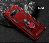 Luxury Heavy Duty Anti-knock Shockproof Car Holder Ring Soft Phone Case For Samsung S10/plus/lite Note 10/Pro/9 8 S9 S8 Plus