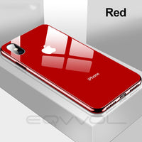 Plating Tempered Glass Phone Case For iphone XS Max XS XR X  (Buy 2 Get 5% OFF, 3 Get 10% OFF)