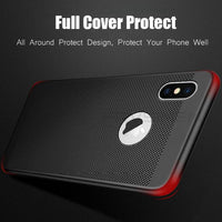 Luxury Ultra Slim Shockproof Hollow Heat Dissipation Cases For iPhone11 11Pro 11 Pro Max XS MAX XR X 8 7 Plus