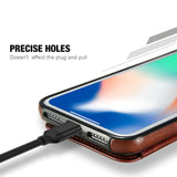 iPhone Case - Luxury Retro Leather Card Slot Holder Case For iPhone X/XR/XS/MAX/8/7/6S/6/Plus