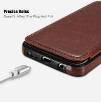 Luxury Retro Leather Card Slot Holder Cover Case For Samsung Note 20 S20 S20Plus