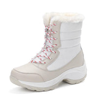 Women's Shoes - Winter Non-slip Waterproof Platform Fur Boots