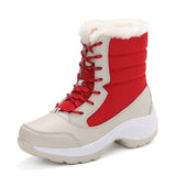 Women's Shoes - Winter Non-slip Waterproof Platform Fur Boots