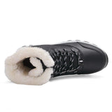 Women's Shoes - Winter Non-slip Waterproof Platform Fur Boots