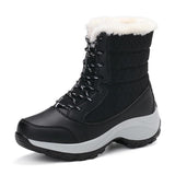 Women's Shoes - Winter Non-slip Waterproof Platform Fur Boots