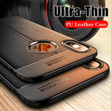 Luxury Leather PU Silicone Soft Shockproof Case On The For iPhone 11/11 pro/11Pro MAX/X/XR/XS MAX/8/7/6S/6/Plus