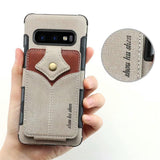 Military Card Slots Shockproof Ultra Thin Anti-knock Cases For Samsung S10e S10 Plus Note 9 8 S9 S8 Plus S7 Edge