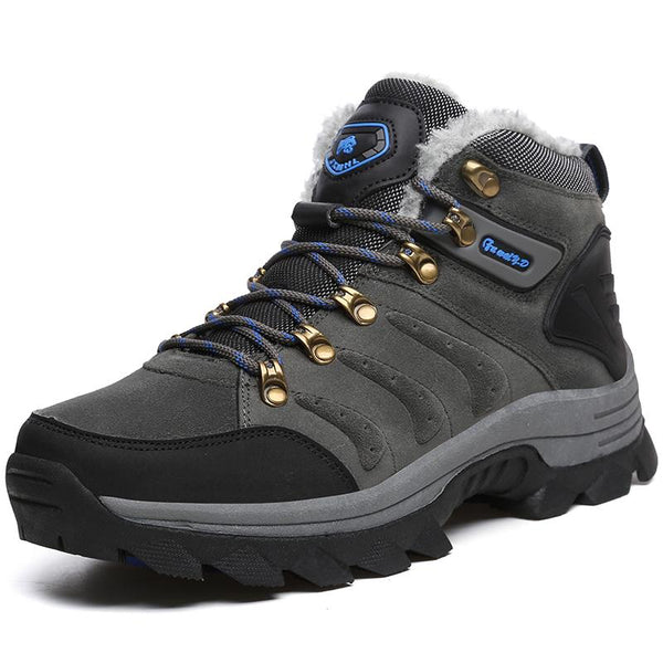 Men's Shoes - Men Warm Plush Waterproof Boots