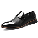 Shoes - Fashion Men's Leather Flat Business Oxfords Shoes