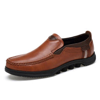 Shoes - Plus Size Top Men Genuine Leather Flat Comfy Shoes