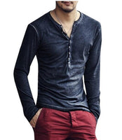 Men's Clothing - Hot Sale Men's Stylish Slim Fit Casual T-shirt