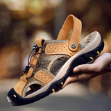 Shoes - Genuine Leather Beach Sandals Summer Shoes