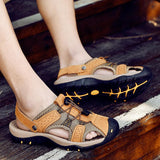 Shoes - Genuine Leather Beach Sandals Summer Shoes