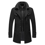 Men Double Winter Wool Coat