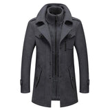 Men Double Winter Wool Coat