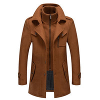 Men Double Winter Wool Coat