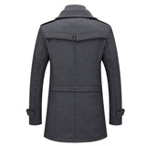 Men Double Winter Wool Coat